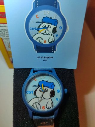 Reloj Peanuts Snoopy Azul
