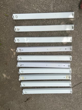 10 Regletas fluorescentes de 60cm