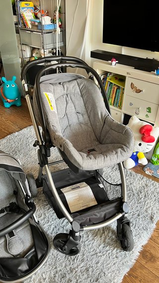 Carrito Bebé 3 Piezas Giordani Metropolitan Gris