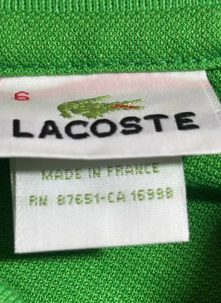 Polo Lacoste Verde Talla XL
