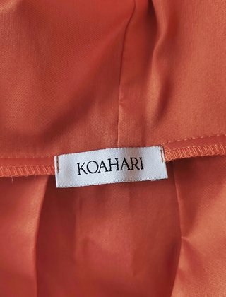 Vestido naranja Koharí fiesta