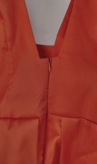 Vestido naranja Koharí fiesta