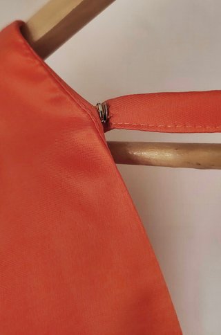Vestido naranja Koharí fiesta