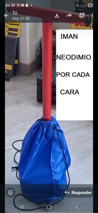 Imán para tapas de arquetas metálicas