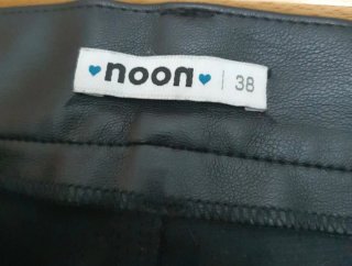 Pantalón cuero Noon negro