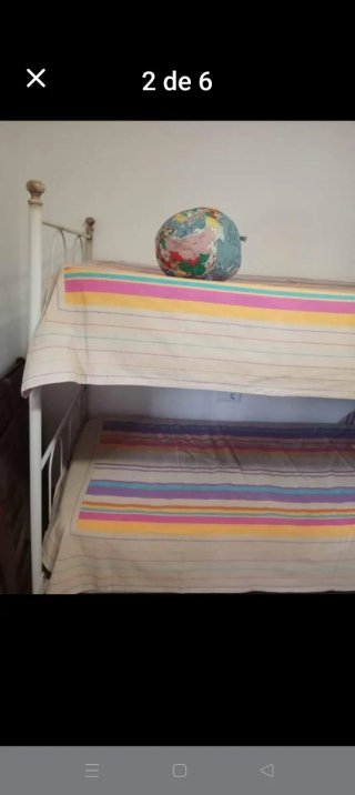 Cama litera de hierro