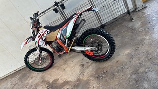 KTM EXC 125 Enduro Naranja/Blanca