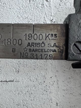 Báscula Romana Industrial Antigua