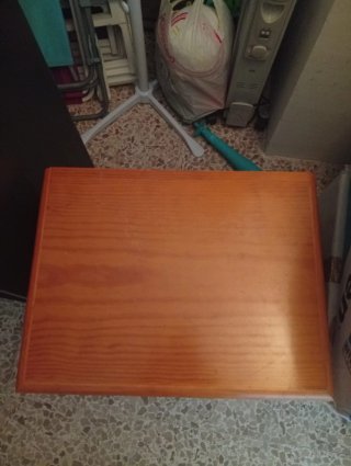 Mesita de noche infantil madera pino