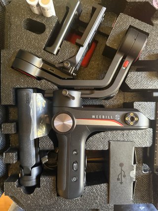 Estabilizador Zhiyun Weebill S sin usar