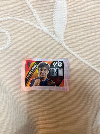 Cromo Carlos Alvarez  TOP STAR 25-26
