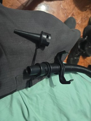 Bomba de pie Quechua para inflar