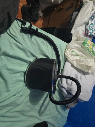 Bomba de pie Quechua para inflar