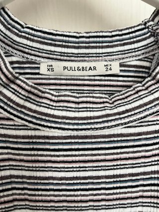 Vestido Pull&Bear rayas midi talla XS