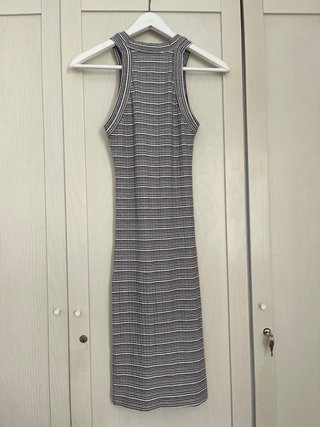 Vestido Pull&Bear rayas midi talla XS