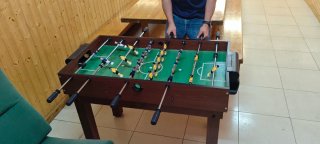 Futbolín de mesa, billar, ping pong y más.