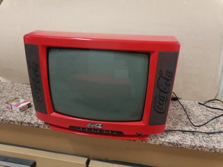 Televisor Coca-Cola 14  pulgadas Rojo