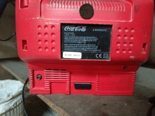Televisor Coca-Cola 14  pulgadas Rojo