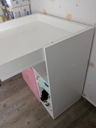 Mueble cambiador bebé Stuva rosa (URGENTE)