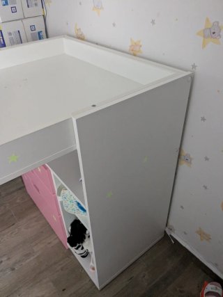 Mueble cambiador bebé Stuva rosa (URGENTE)