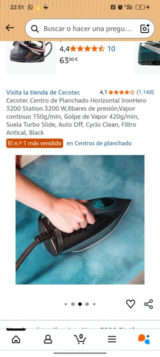 Cecotec Centro Planchado IronHero 3200