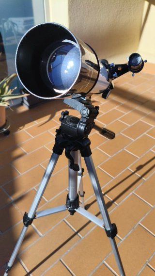Telescopio Astronómico 400/70 con Trípode