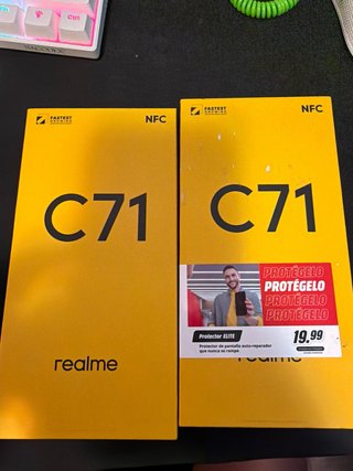 2 x Realme C71 (1 semana de uso)