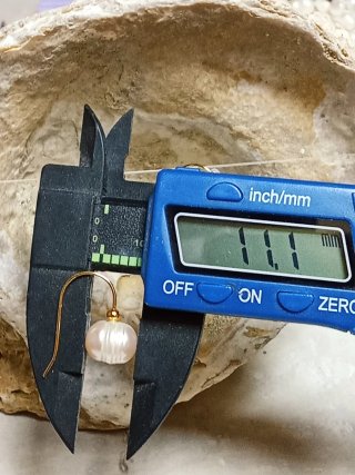 Pendientes Perlas Barrocas Rosas XXL agua dulce