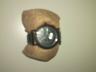 Reloj elegante madera + accesorios