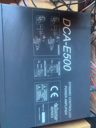 Talmus DCA-E500 Etapa de Potencia