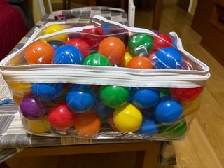 Bolsa 100 pelotas para bebés