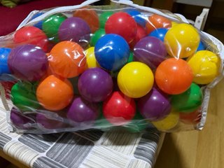 Bolsa 100 pelotas para bebés