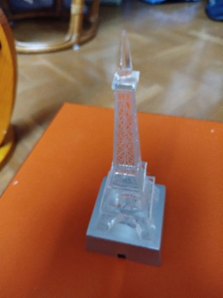Escultura Torre Eiffel Metacrilato Transparente