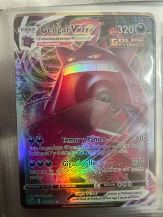 Carta Pokémon Gengar VMAX 157/264