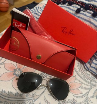 Gafas Ray-Ban Aviator Negro/Dorado