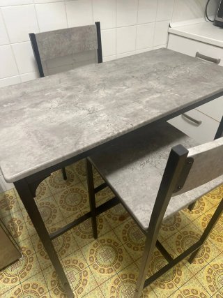 Mesa y 2 Sillas Cocina