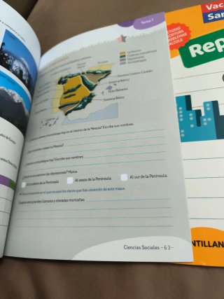 Repaso, 6 Primaria y de 5 primaria de Santillana