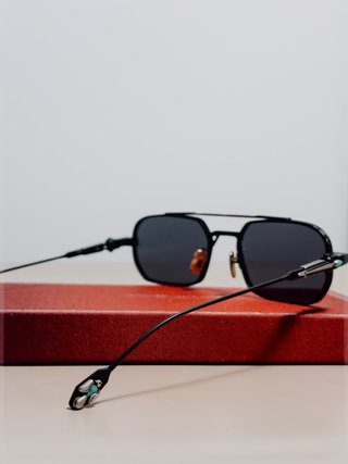 Jacques Marie Mage Deaver Gafas de Sol Negras