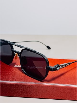Jacques Marie Mage Deaver Gafas de Sol Negras