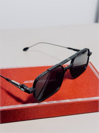 Jacques Marie Mage Deaver Gafas de Sol Negras
