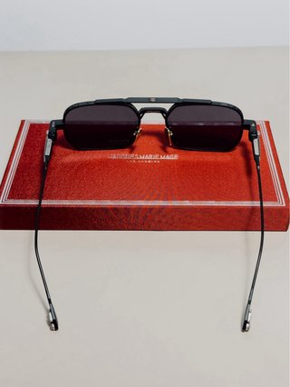 Jacques Marie Mage Deaver Gafas de Sol Negras