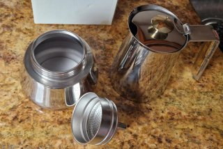 Cafetera Italiana Acero Inoxidable