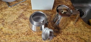 Cafetera Italiana Acero Inoxidable