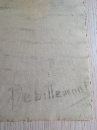 Dibujo Antiguo al Pastel - Retrato de Niño