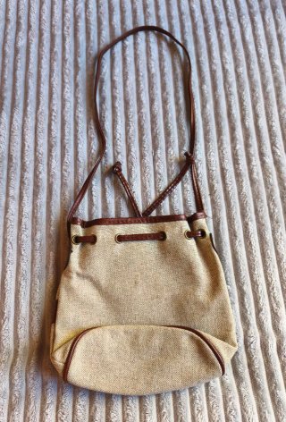Bolso OKAY SAC Vintage Beige y Marrón