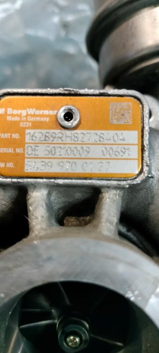 Turbo K9K 1.5 dci 110