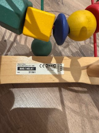 Juego de Cuentas de Madera IKEA