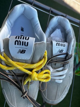 Zapatillas New Balance x Miu Miu Gris