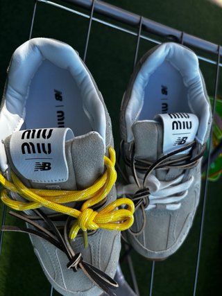 Zapatillas New Balance x Miu Miu Gris