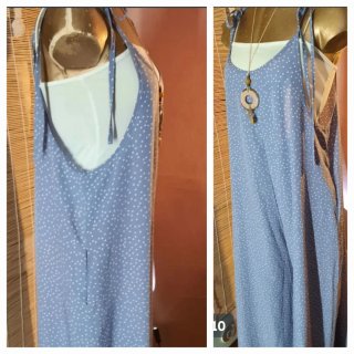 Mono largo y chaqueta vaquera